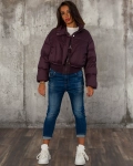 Geaca cu puf natural Mine Forever Neagra