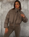 Geaca cu puf natural Mine Forever Neagra