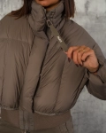 Geaca cu puf natural Mine Forever Neagra