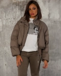 Geaca cu puf natural Mine Forever Neagra