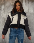 Geaca Livingston umplută cu puf natural, Neagra