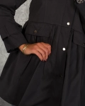 Palton Good Vibes, Negru