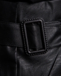 Pantaloni din piele eco Instant, Negru Culoare