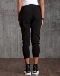 Pantaloni cu print Air, Negru Culoare