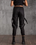 Pantaloni cu benzi Technology, Negru Culoare