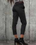 Pantaloni Check This, Negru culoare