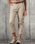 Pantaloni Meet Again, Culoare taupe