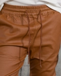 Pantaloni Faye, Culoare coniac