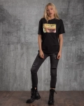 Tricou cu paiete Caroline, Gri Culoare