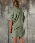 Cămașă-rochie Needed Me, Verde culoare