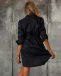 Cămașă-rochie Arabesque, Negru culoare