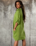 Camasa-rochie Bring Back, Culoare verde