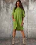 Camasa-rochie Bring Back, Culoare verde