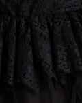 Rochie cu dantelă Dress To Impress, Negru Culoare