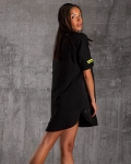 Rochie-tricou Kiwi, Negru Culoare