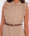 Rochie Show Me, Culoare taupe