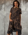 Rochie Season, Negru/Bej