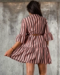 Rochie Lulu, Albastru/Alb