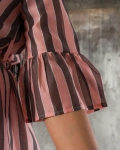 Rochie Lulu, Albastru/Alb